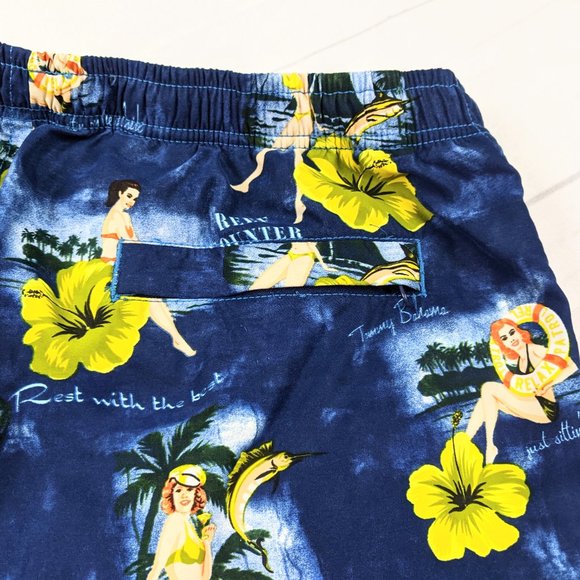 Tommy Bahama Sit Back & Relax Swim Shorts SZ L - Picture 9 of 10